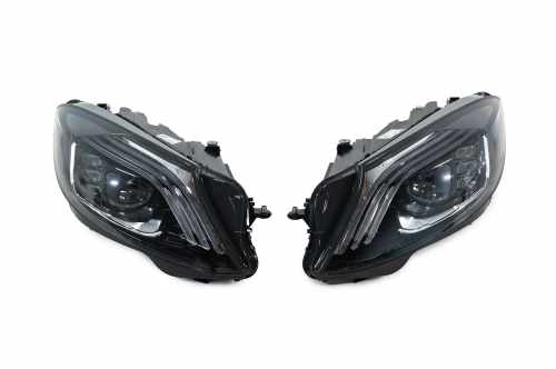 Передние фары 2014-2017 Mercedes S-class W222 2013-2022, дизайн рестайлинг, GBT