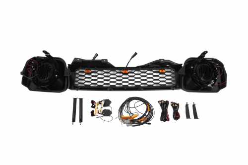 Комплект фар и решётки Suzuki Jimny JB43 1998-2018, OffRoad, GBT