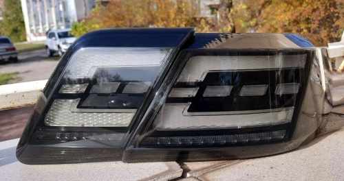 Задні ліхтарі чорні LED стиль ZW для Toyota Camry V40 2006-2011