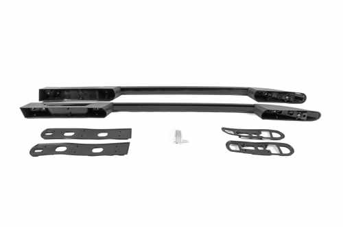 Рейлінги Volkswagen Amarok 2022+, чорні, оригінальний дизайн, Cixtai (2 шт)