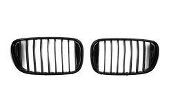Ноздри 1 Полоса (Черный Глянец) BMW 7 серия G11/G12 2016-2019, GBT