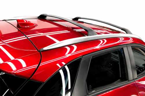 Рейлінги Mazda CX-3 2015+, чорні, оригінальний дизайн, Cixtai (2 шт)