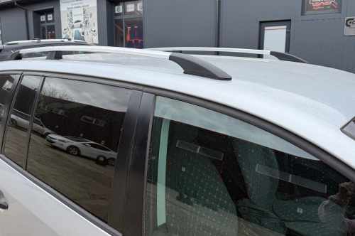 Рейлинги Volkswagen Touran 1T 2010-2015, хромированные, пластиковые ножки, DDU (2 шт)