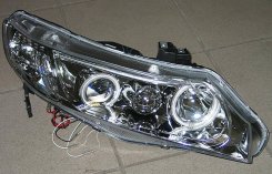 Передние фары хром для Honda Civic USA 2006-2012