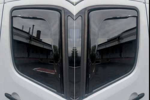 Вітровики Mercedes Sprinter W906 2006-2018 / Volkswagen Crafter, вставні, HIC (2 шт)