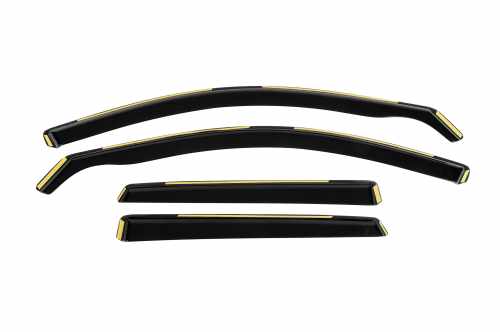 Вітровики Audi A3 8V 2012-2020, Sportback, вставні, Niken Luxury (4 шт)