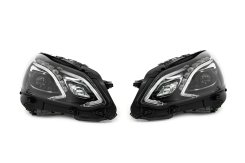 Передние фары (2 шт, рестайлинг) для Mercedes E-class W212 2009-2016 гг.