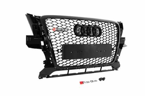 Передняя решетка RSQ-Style Audi Q5 2008-2012, черная, GT Tuning
