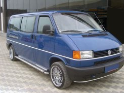 Бокові труби Volkswagen T4 Caravelle/Multivan 1990-2003, Ø60 мм, нержавіюча сталь, CAN (2 шт)