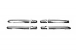 Накладки на ручки дверей Mercedes Sprinter W901/902/903/904/905 1995-2006 / Vito W638 1996-2003 / Volkswagen LT 1995-2006, нержавіюча сталь, Carmos (4 шт)