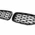 Ніздрі Diamond Black (чорний глянець) BMW 5 серія F10/F11 2010-2016, GBT — фото 6