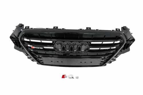 Передня решітка радіатора SQ3 Audi Q3 2011-2015, чорна, GT Tuning