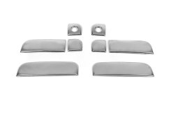 Накладки на ручки дверей Kia Soul I 2008-2013, нержавіюча сталь, Carmos (4 шт)