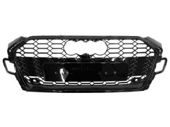 Решетка радиатора Full Black (с тилу RS5) для AUDI A5 B9 2020–2023