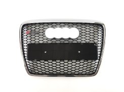 Решетка радиатора Audi A6 RS C6 2004-2011г Black Chrome