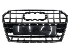 Грати радиатора Audi A6 S6 15-18г Chrome Black