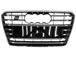 Грати радиатора Audi A7 S7 10-14г Black Chrome
