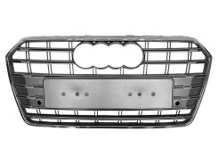 Решетка радиатора Audi A7 S7 2016–2018р Silver Chrome