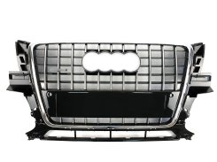Решетка радиатора Chrome Black (в стиле SQ5) для Audi Q5 8R 2008–2012