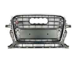 Решетка радиатора Silver Chrome (в стиле SQ5) для Audi Q5 8R 2012–2016
