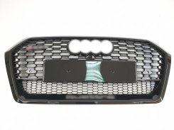 Решетка радиатора Full Black (в стиле RSQ5) для Audi Q5 80A 2016–2020