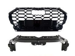 Решетка радиатора Full Black (в стиле SQ) для AUDI Q5 80A 2020–2023