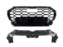 Решетка радиатора Full Black (в стиле SQ) для AUDI Q5 80A 2020–2023