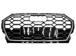 Решетка радиатора Silver black (в стиле SQ5) для AUDI Q5 80A 2020–2023