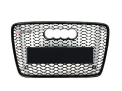 Решетка радиатора Full Black (в стиле RSQ7) для Audi Q7 4L 2005–2015