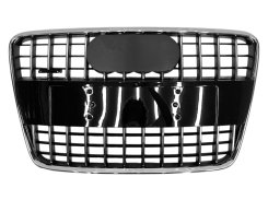 Решетка радиатора Chrome Black (в стиле SQ7) для Audi Q7 4L 2005–2015