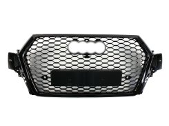 Решетка радиатора Full Black (в стиле RSQ7) для Audi Q7 4M 2015–2020