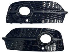 Грати в бампер Audi Q3 11-14г For ACC в стиле RSQ3 Full Black