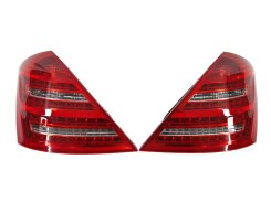 Задние фонари стопы на Mercedes S-Class W221 2005-2009 года ( Апгрейд в W221 LCI )