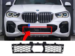 Решетка в бампер средняя (под радар) для BMW X5 G05 2018–2022