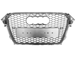 Решетка радиатора Audi A4 RS4 2013–2015 Silver Chrome
