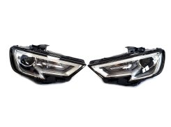 Передние фары Bi-Xenon на Audi A3 8V 2016-2020 года