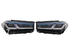 Передние фары (в стиле LCI Laser) V4 на BMW 5 Series G30/G31 2017-2020 года