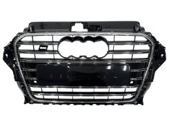 Решетка радиатора Audi A3 S3 2013–2015г Chrome Black