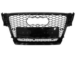 Грати радиатора Audi A4 RS4 2008–2012 Full Black Quattro