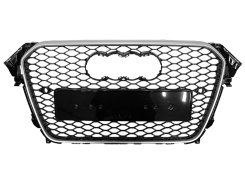 Решетка радиатора AUDI A4 RS4 2013–2015 Silver Black