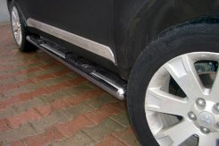 Боковые трубы Nissan Murano 2008-2014, нержавеющая сталь, CAN (2 шт)