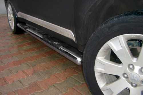 Боковые трубы Nissan Murano 2008-2014, нержавеющая сталь, CAN (2 шт)