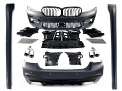 Комплект обвеса + насадки хром на BMW 5 Series G30 ( LCI ) 2020-2022 года ( стиль M5 F90 )