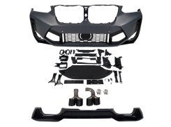 Передний бампер с дифузором (Body Kit) для BMW X3 G01 2022–2023 года (стиль X3M F97)