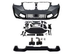 Передній бампер з дифузором (Body Kit) для BMW X3 G01 2022–2023 року (стиль X3M F97)