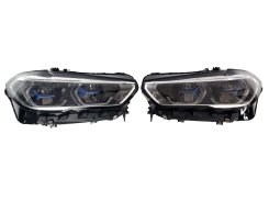 Передние фары на BMW X5 G05 2018-2021 года ( Laser )