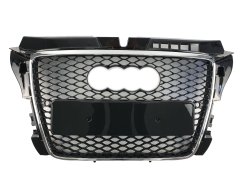Решетка радиатора Audi A3 RS 8P 2008-2012 Chrome Black