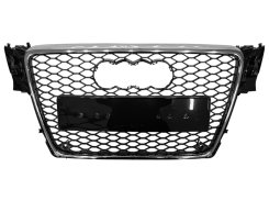 Решетка радиатора Audi A4 RS4 2008–2012г Chrome Black
