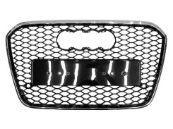 Решетка радиатора Audi A6 RS6 2012–2015г Chrome Black