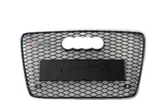 Решетка радиатора Chrome Black (в стиле RSQ7) для Audi Q7 4L 2005–2015